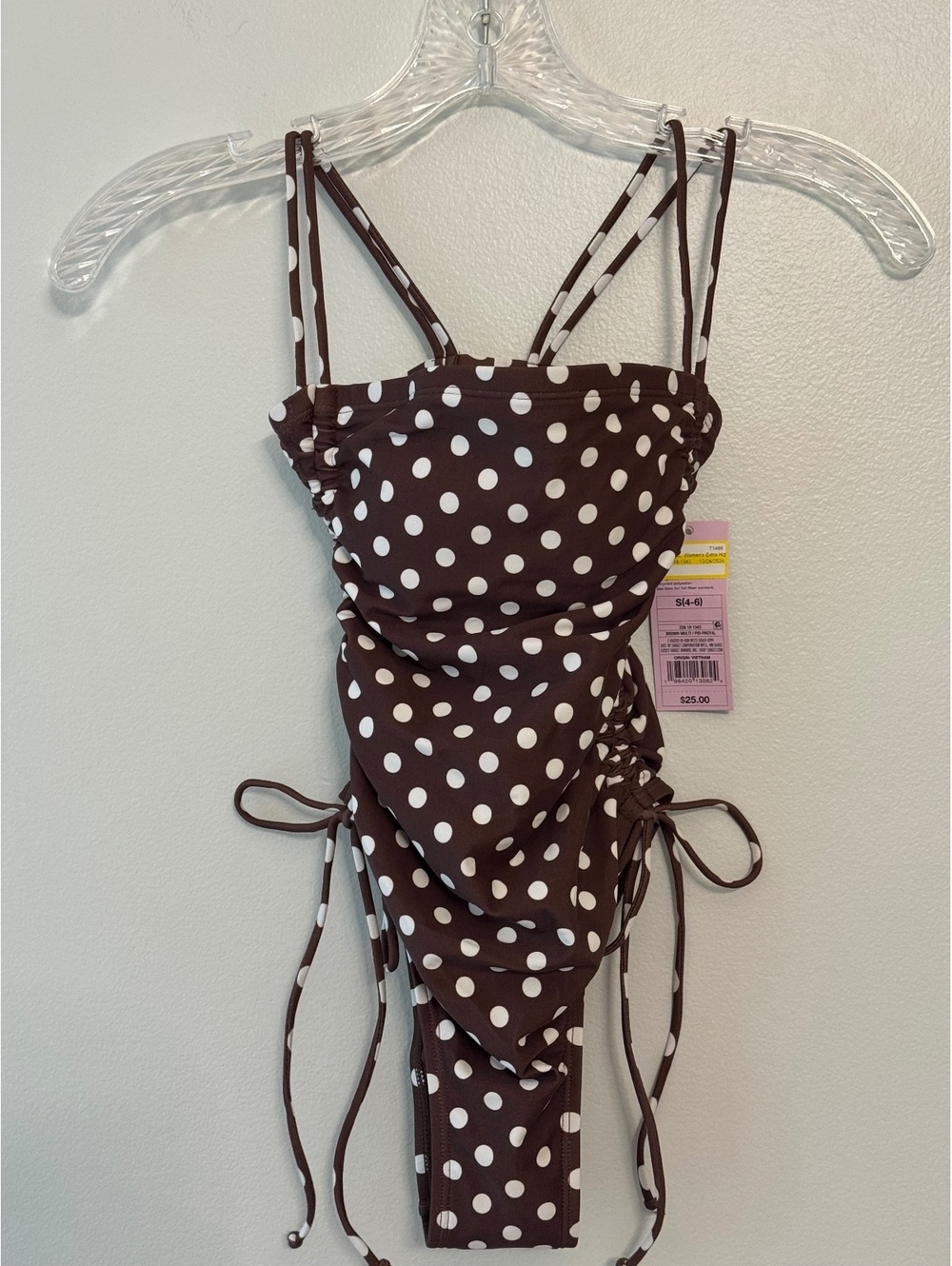 Wild Fable Women's Polka Dot One Piece Swimsuit Size XXS
